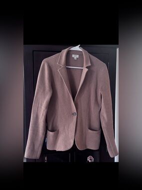J. Crew Women's Taupe Single-Button Blazer